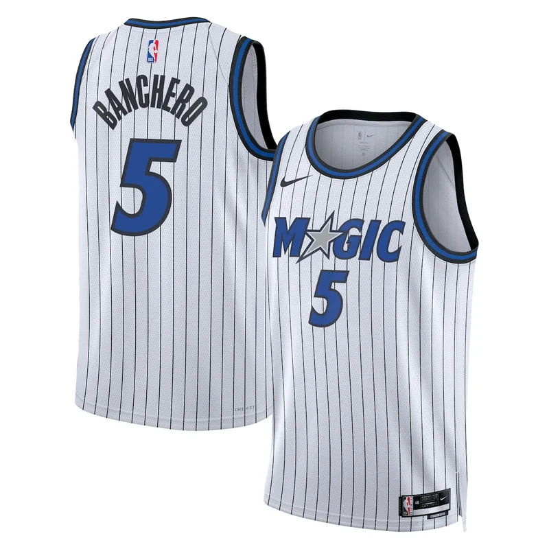 Orlando Magic Association Edition Jersey - White - Paolo Banchero - Unisex