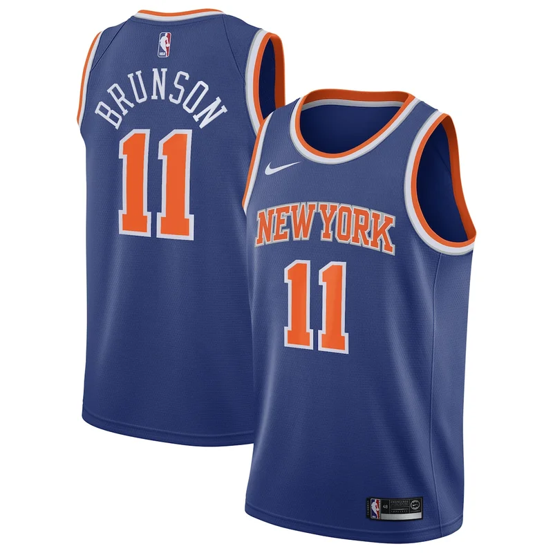 New York Knicks Icon Edition Jersey - Blue - Guerschon Yabusele - Image 2