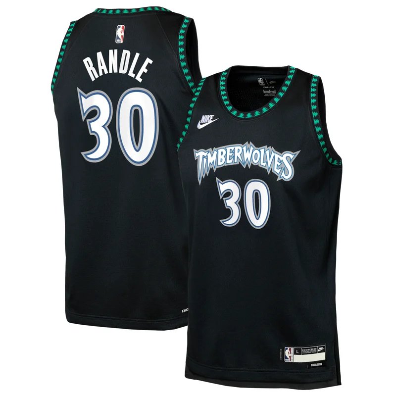 Minnesota Timberwolves Classic Edition Jersey - Black - Anthony Edwards - Image 4