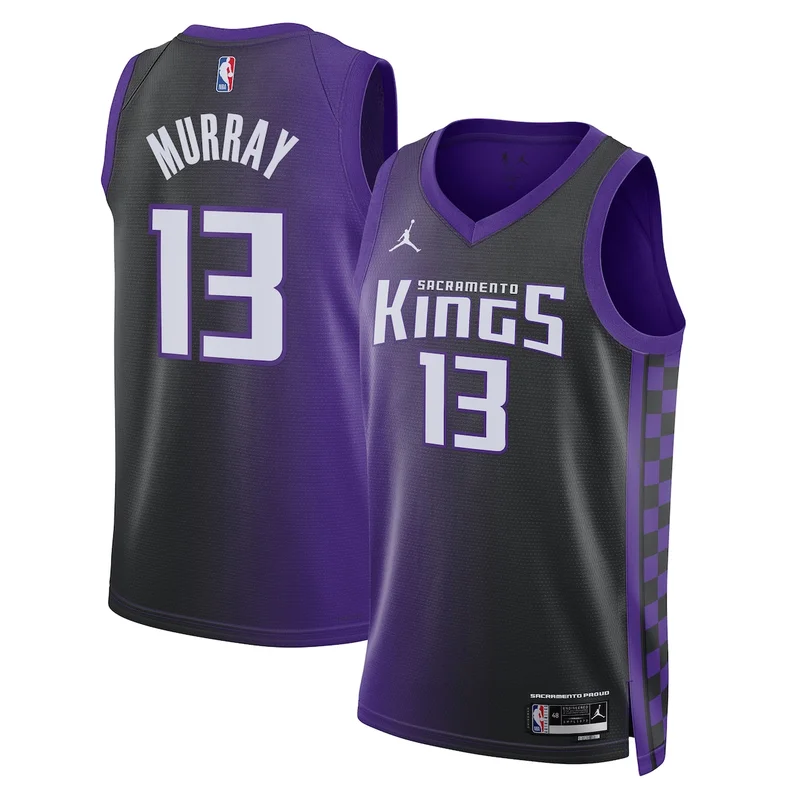 Sacramento Kings Jordan Statement Edition Jersey - Purple - Domantas Sabonis - Unisex - Image 2