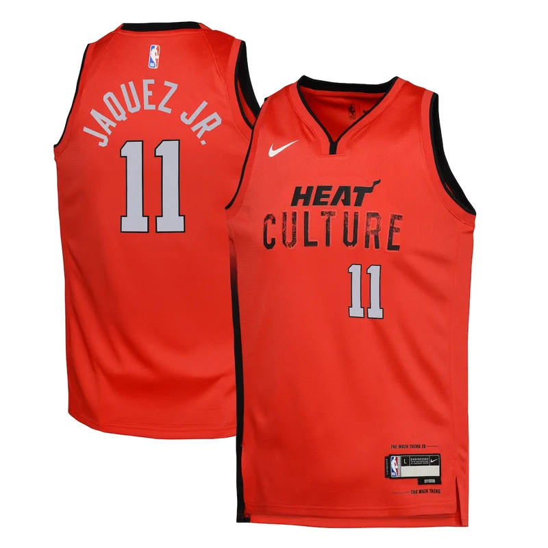 Miami Heat City Edition Jersey 2024 - Red - Jaime Jaquez Jr.