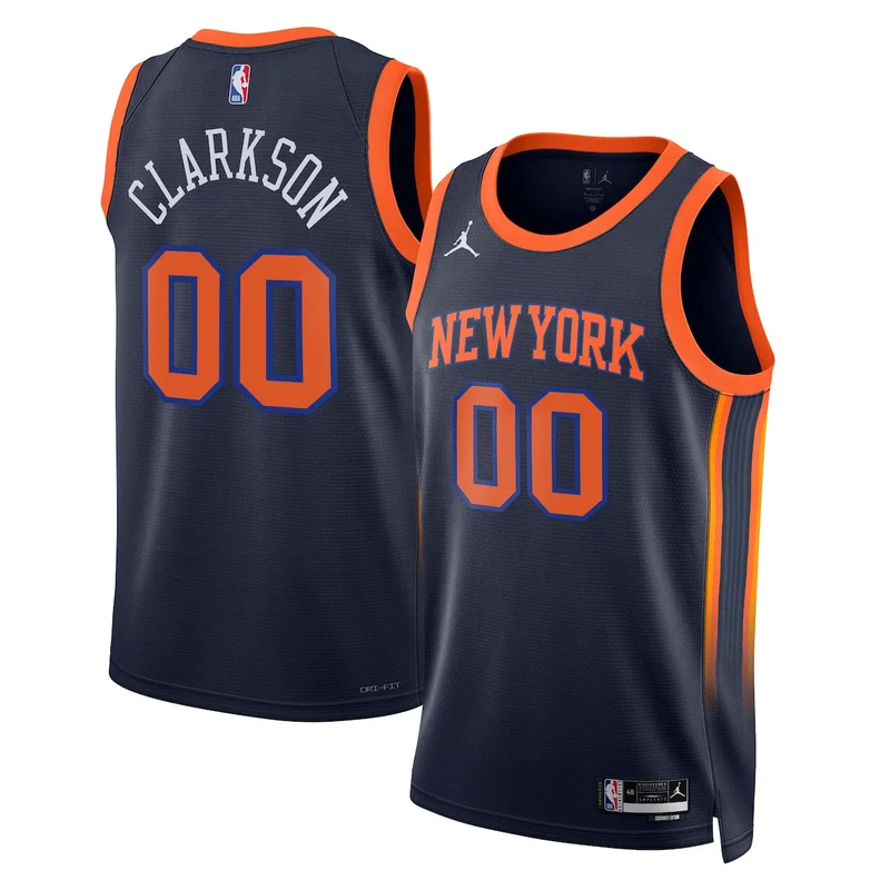 New York Knicks Icon Edition Jersey -Â Blue - Mitchell Robinson - Image 5