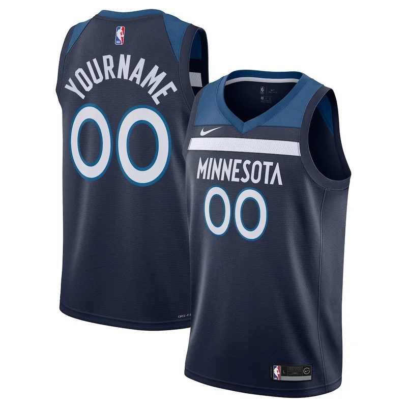 Minnesota Timberwolves Classic Edition Jersey - Black - Rudy Gobert - Unisex - Image 3