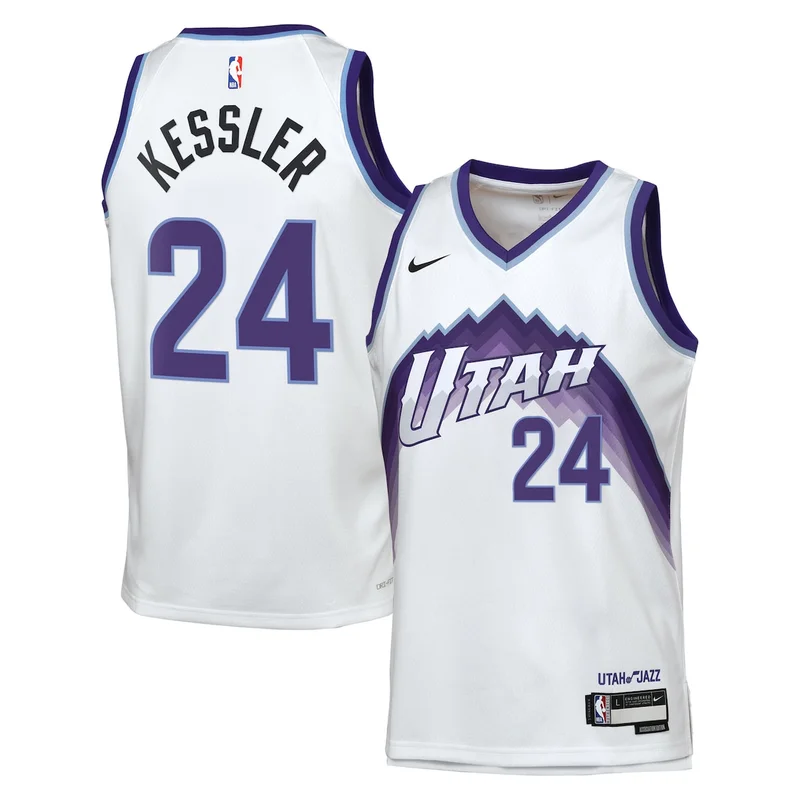 Utah Jazz Association Edition Jersey - White - Walker Kessler