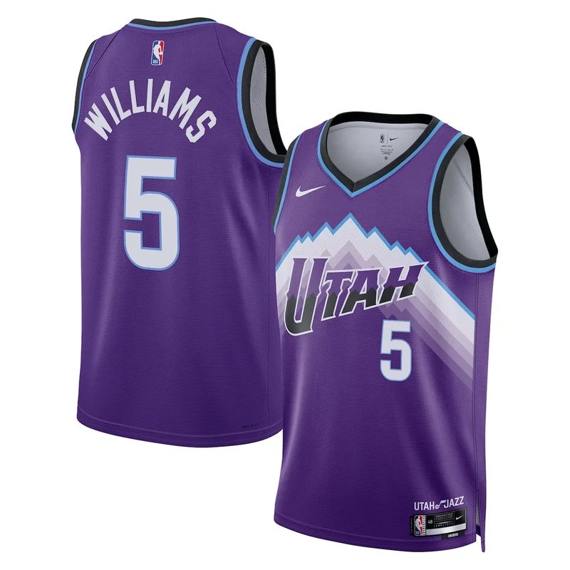 Utah Jazz Association Edition Jersey - White - Walker Kessler - Image 3