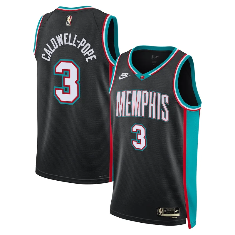 Memphis Grizzlies Classic Edition Jersey - Black - Jaren Jackson Jr. - Image 2