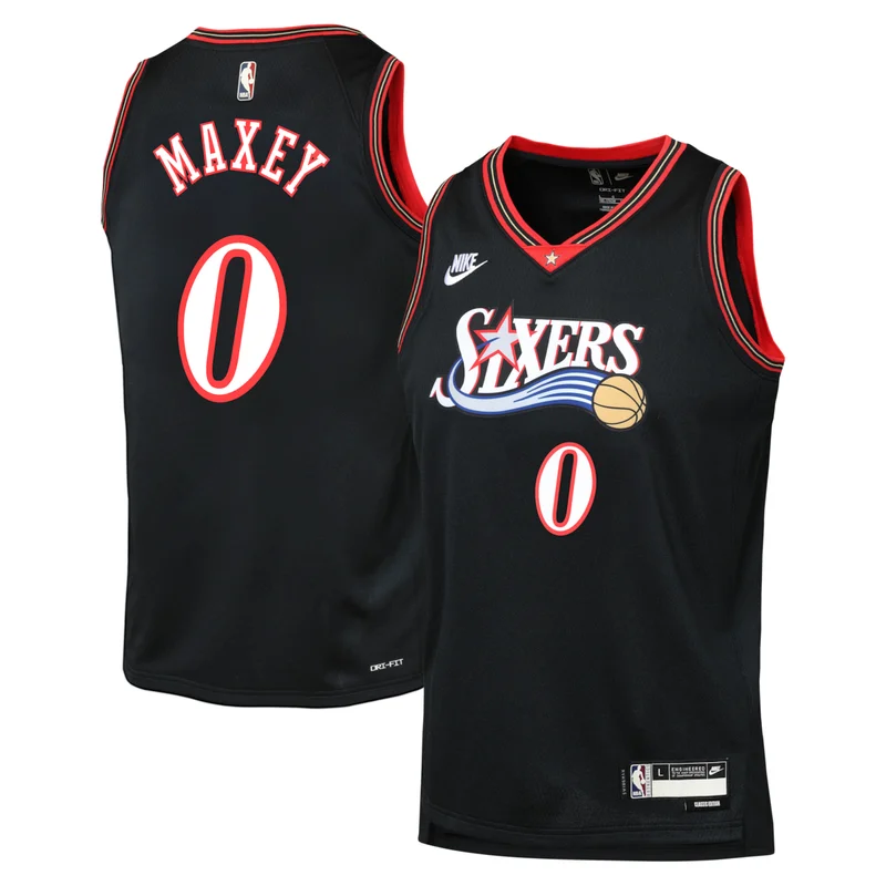 Philadelphia 76Ers Classic Edition Jersey - Black - Quentin Grimes - Unisex - Image 3