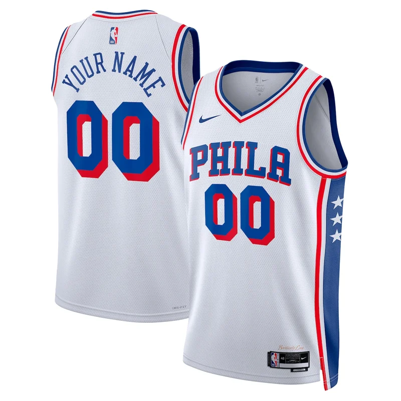 Philadelphia 76Ers Association Jersey - Custom - Unisex