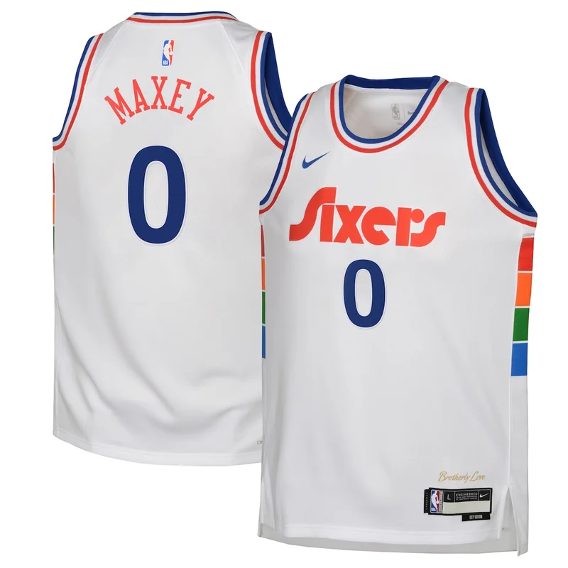 Philadelphia 76Ers City Edition Jersey 2024 - White - Paul George - Image 2