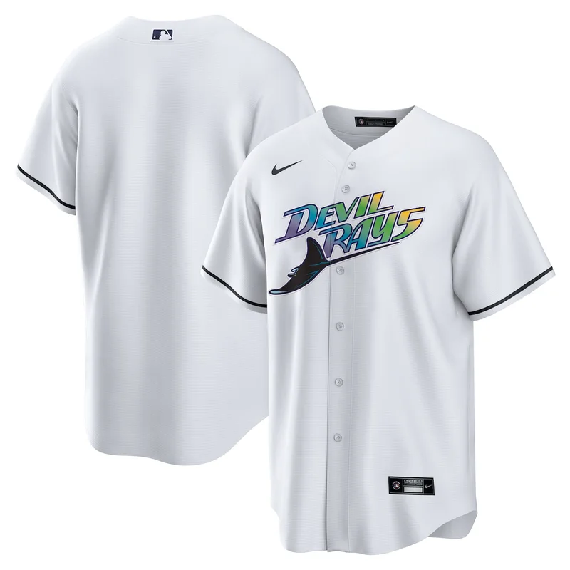 Tampa Bay Rays Junior Caminero White Home Jersey - Image 2