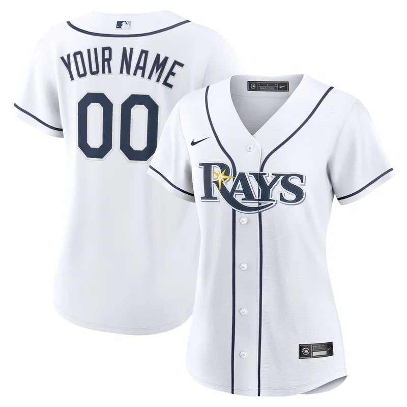 Tampa Bay Rays Junior Caminero White Home Jersey - Image 3