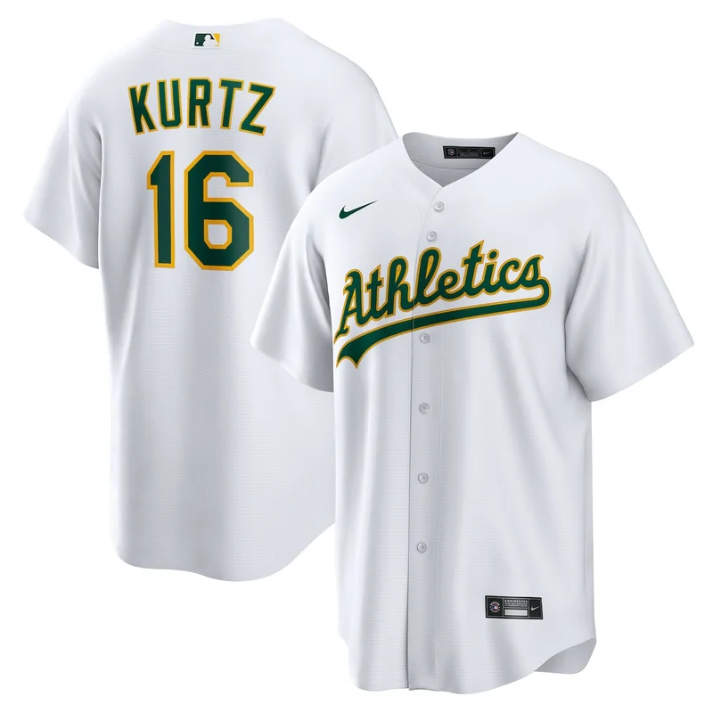 Oakland Athletics White Home Limited Jersey - Image 2