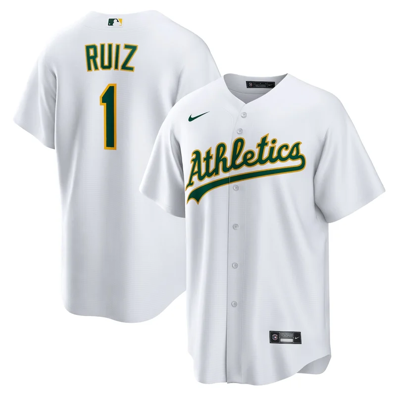 Oakland Athletics White Home Limited Jersey - Image 3