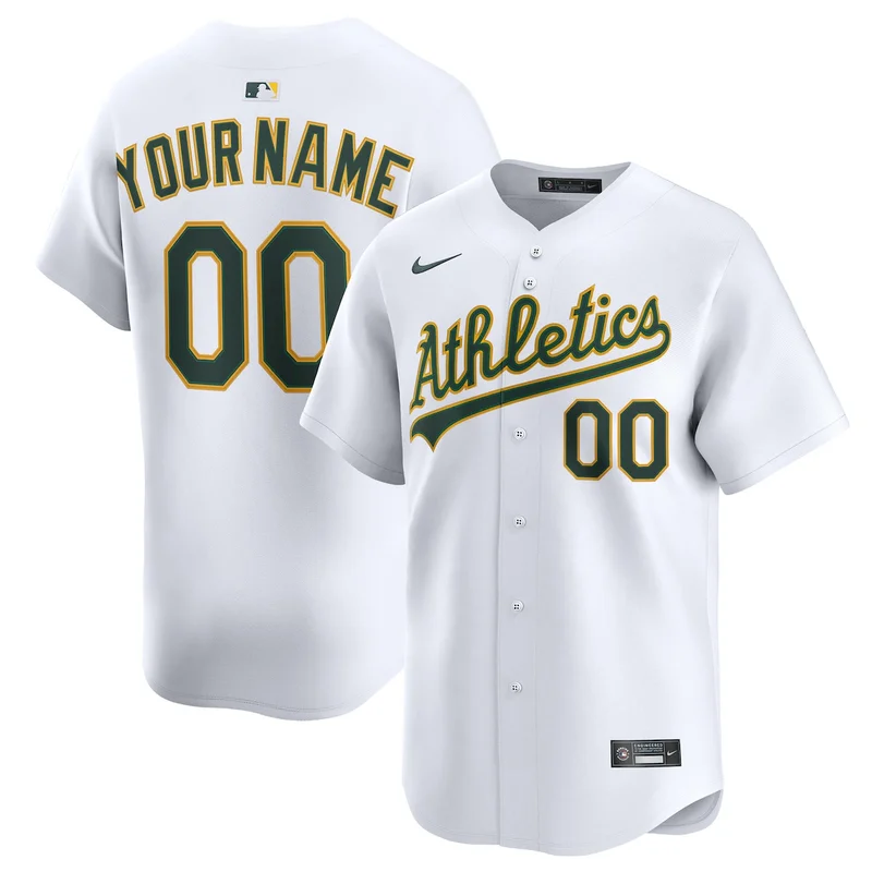 Oakland Athletics Luis Severino White Home Jersey - Image 3