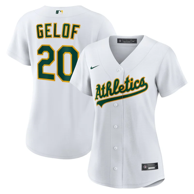 Oakland Athletics Luis Severino White Home Jersey - Image 5