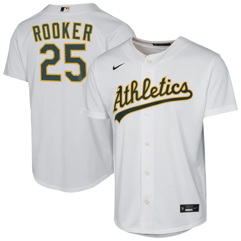 Oakland Athletics Brent Rooker White Home Jersey