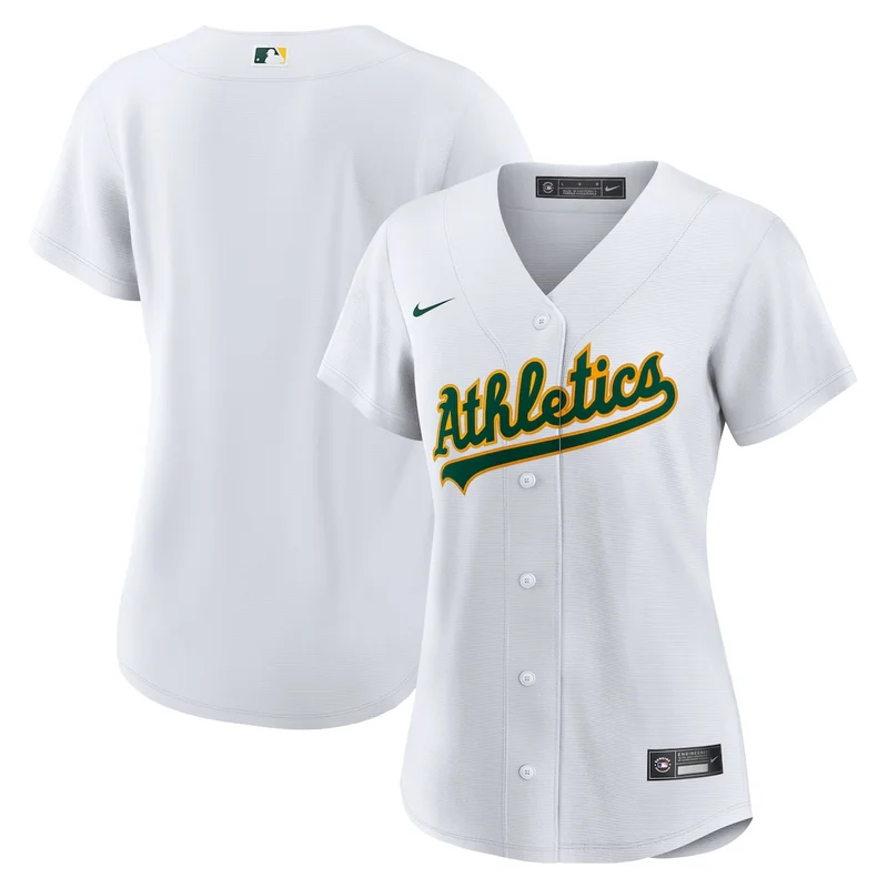 Oakland Athletics White Home Team Jersey