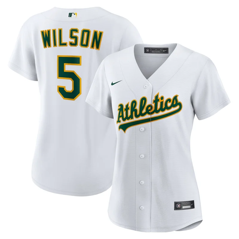 Oakland Athletics Zack Gelof White Home Limited Player Jersey - Image 3
