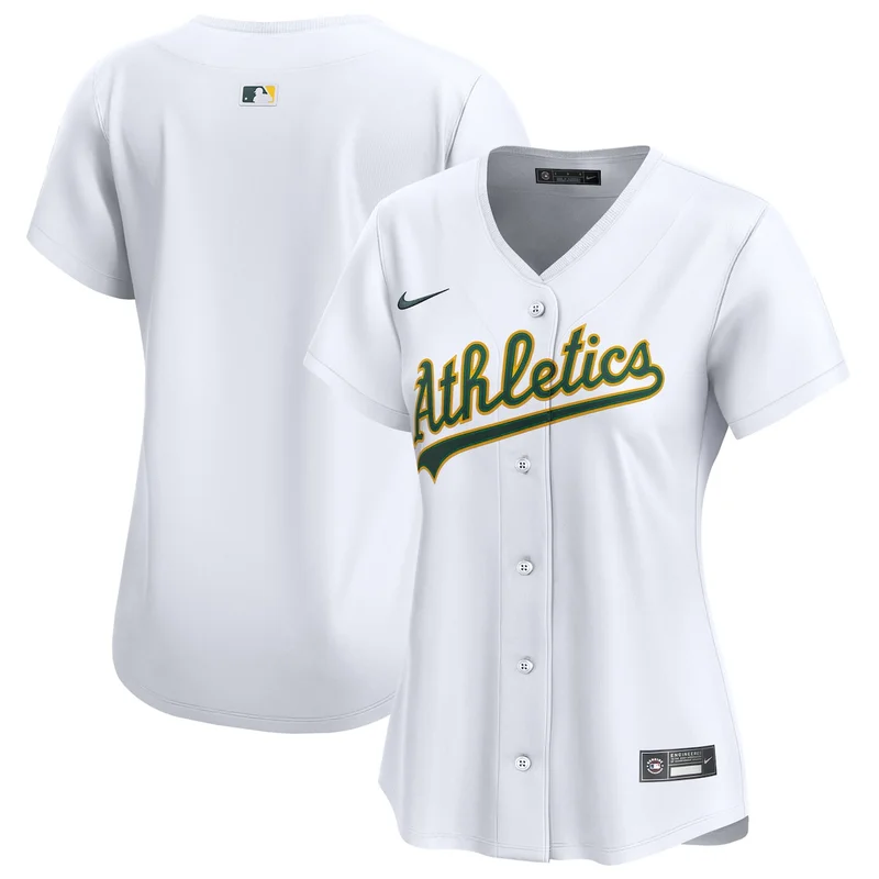 Oakland Athletics Shea Langeliers White Home Jersey - Image 4