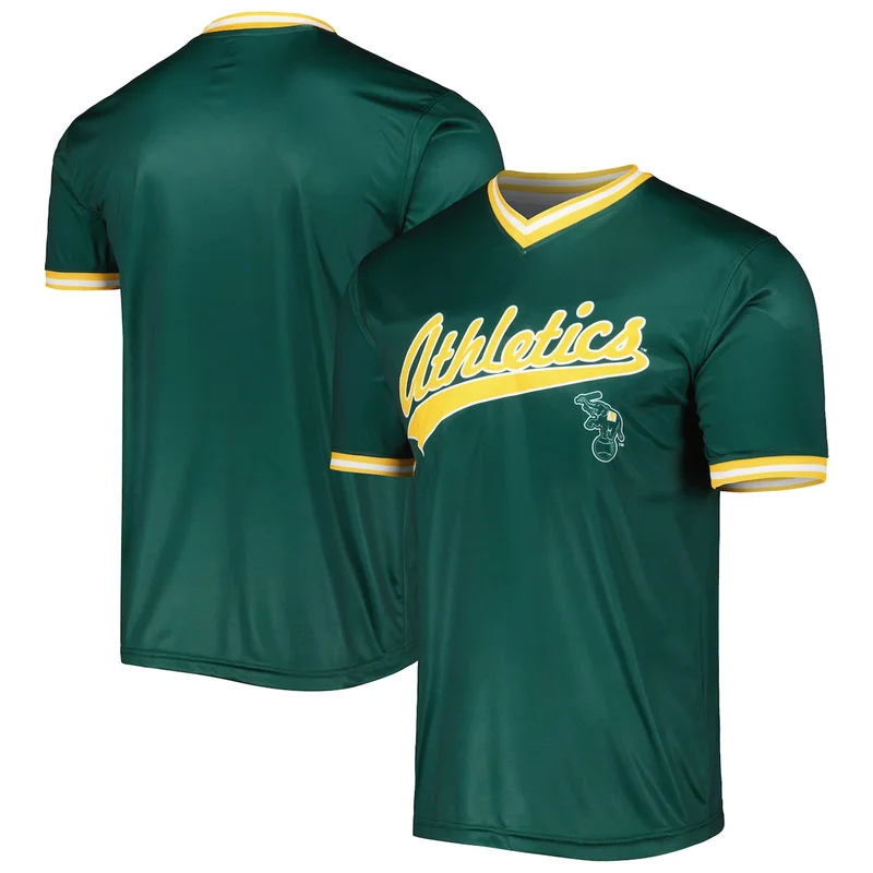 Oakland Athletics Kelly Green Road Cooperstown Collection Team Jersey - Image 2