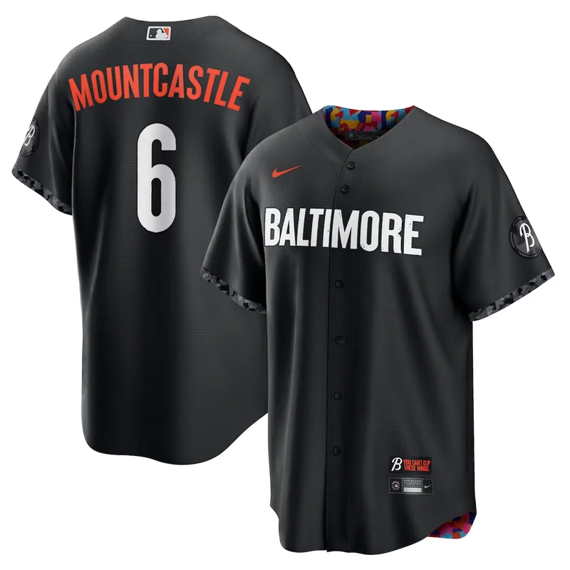 Baltimore Orioles Ryan Mountcastle Black City Connect Player Jersey