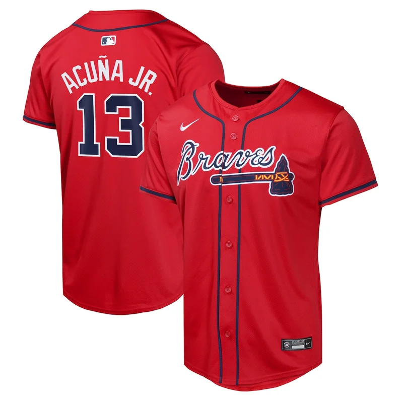 Atlanta Braves Ronald Acuna Jr. White City Connect Elite Jersey - Image 3