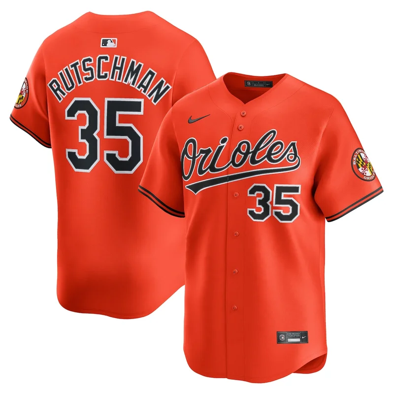 Baltimore Orioles Adley Rutschman Orange 2nd Alternate Limited Player Jersey