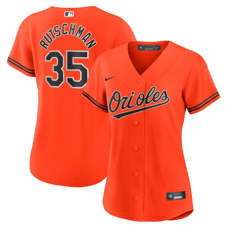 Baltimore Orioles Adley Rutschman Orange 2nd Alternate Limited Player Jersey - Image 5