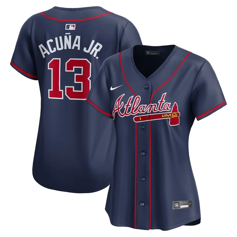 Atlanta Braves Spencer Strider White Home Limited Player Jersey - Image 3