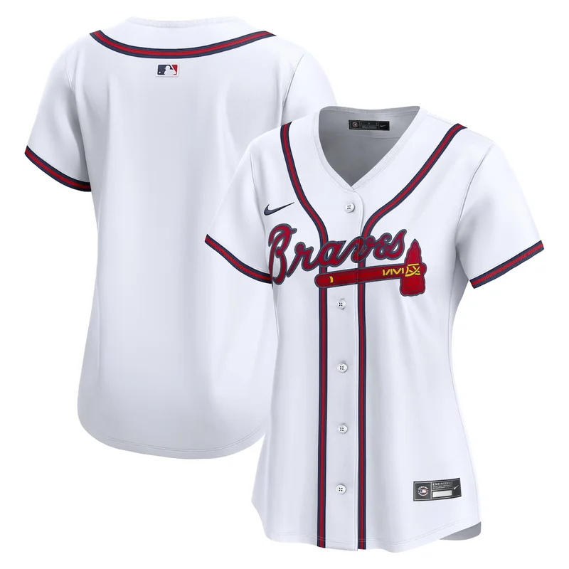 Atlanta Braves Spencer Strider White Home Limited Player Jersey - Image 5