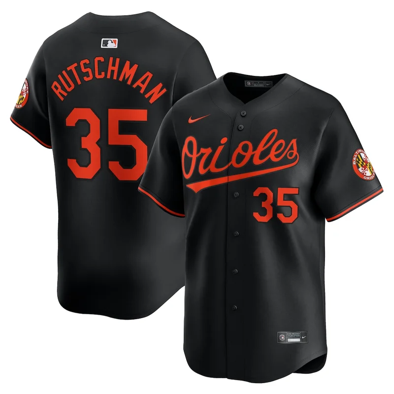 Baltimore Orioles Adley Rutschman Black Alternate Limited Player Jersey