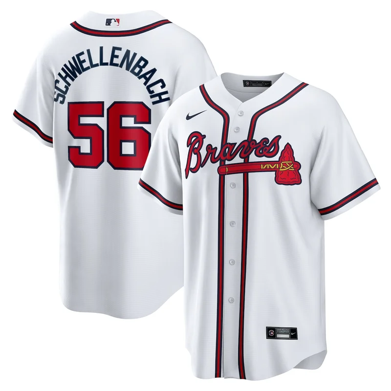 Atlanta Braves Spencer Schwellenbach White Home Jersey