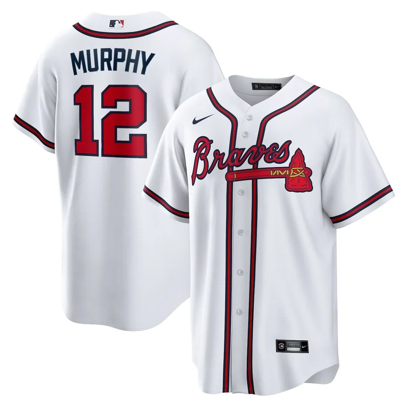 Atlanta Braves Spencer Schwellenbach White Home Jersey - Image 4