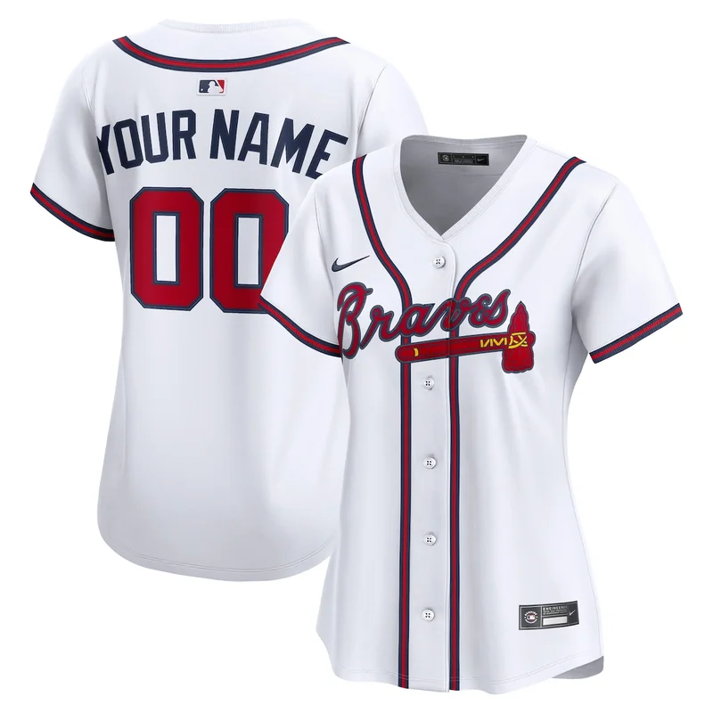 Atlanta Braves Spencer Strider White Home Limited Player Jersey - Image 2