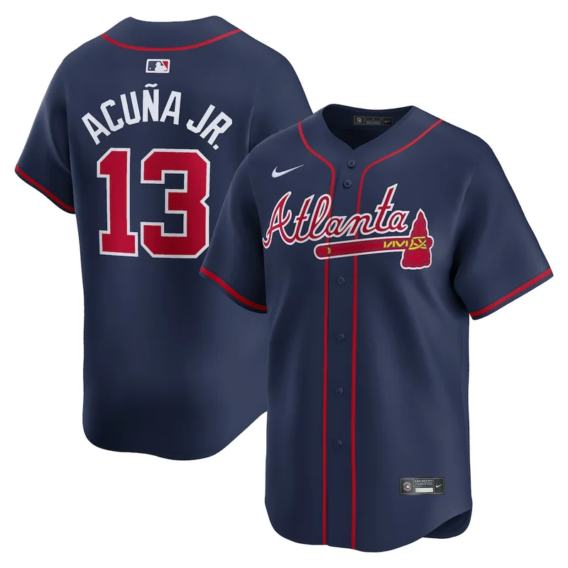 Atlanta Braves Spencer Strider White Home Limited Player Jersey - Image 5