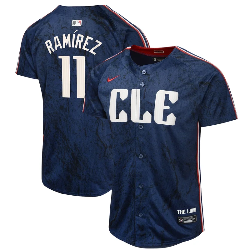 Cleveland Guardians Jose Ramirez Navy 2024 City Connect Limited Jersey