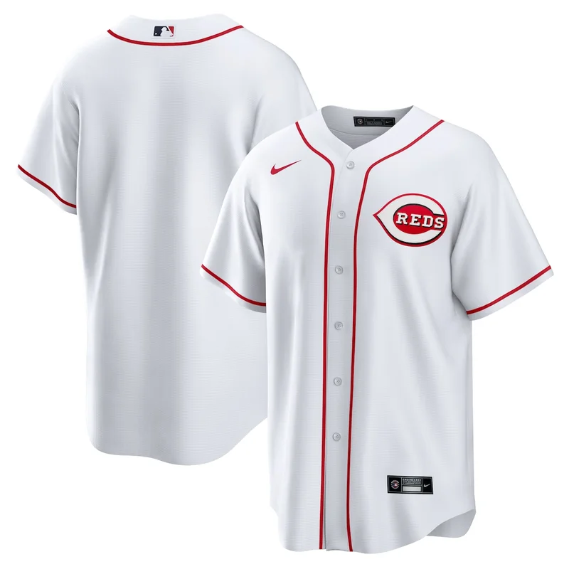 Cincinnati Reds White Home Limited Jersey - Image 3