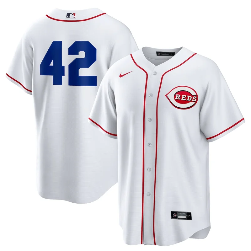 Cincinnati Reds Gavin Lux White Home Jersey - Image 2