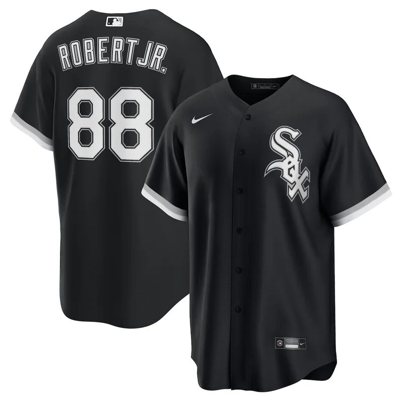 Chicago White Sox Luis Robert Jr. Black Alternate 2 Jersey