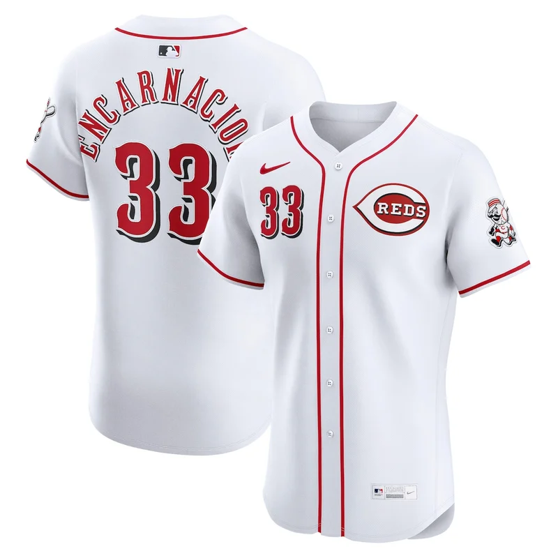Cincinnati Reds Elly De La Cruz Red Alternate Elite Jersey - Image 4
