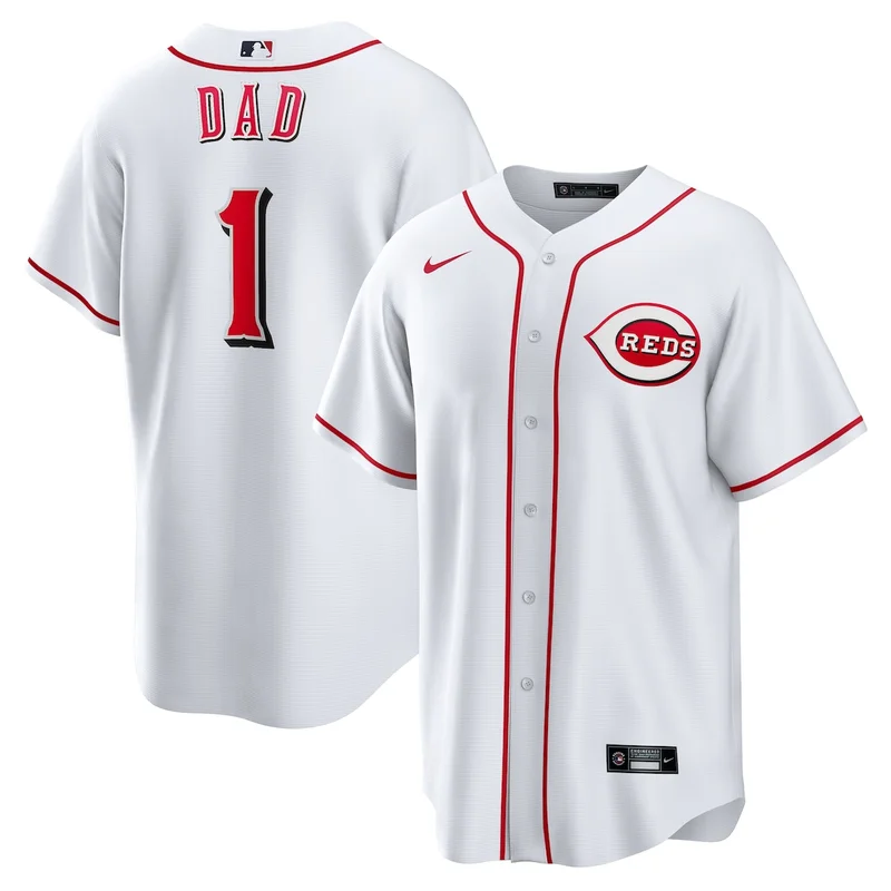 Cincinnati Reds Barry Larkin Red Cooperstown Collection Mesh Batting Practice Button-Up Jersey - Image 2