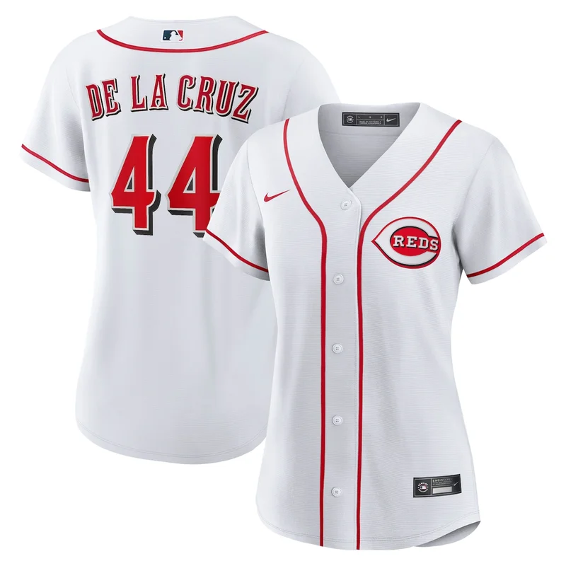 Cincinnati Reds Barry Larkin Red Cooperstown Collection Mesh Batting Practice Button-Up Jersey - Image 4