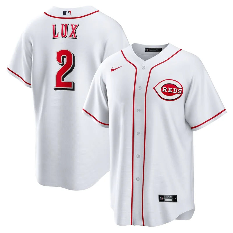 Cincinnati Reds #25 White 2025 MLB Speedway Classic Home Jersey - Image 2