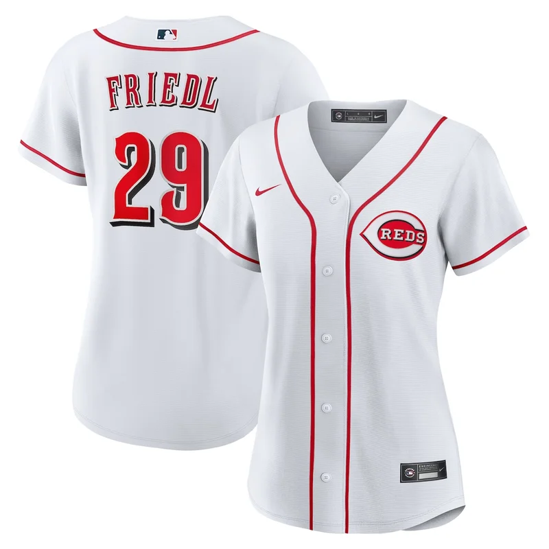 Cincinnati Reds #25 White 2025 MLB Speedway Classic Home Jersey - Image 4