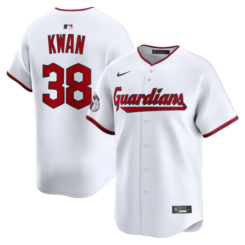 Cleveland Guardians Steven Kwan White Home Limited Player Jersey