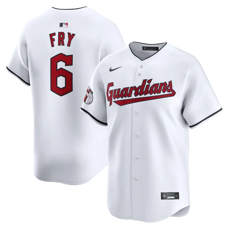 Cleveland Guardians Shane Bieber White Home Player Jersey - Image 3