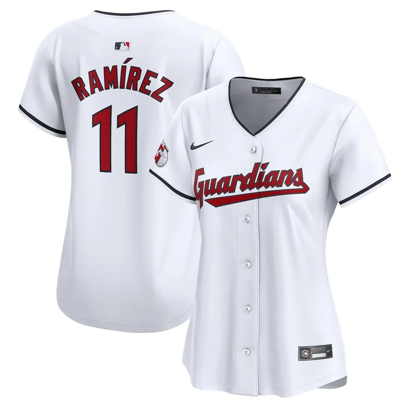 Cleveland Guardians Jose Ramirez White Home Limited Player Jersey