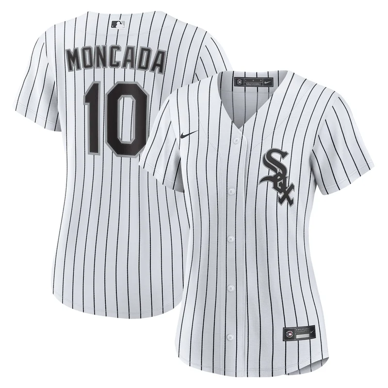 Chicago White Sox YoÃ¡n Moncada White Home Player Jersey
