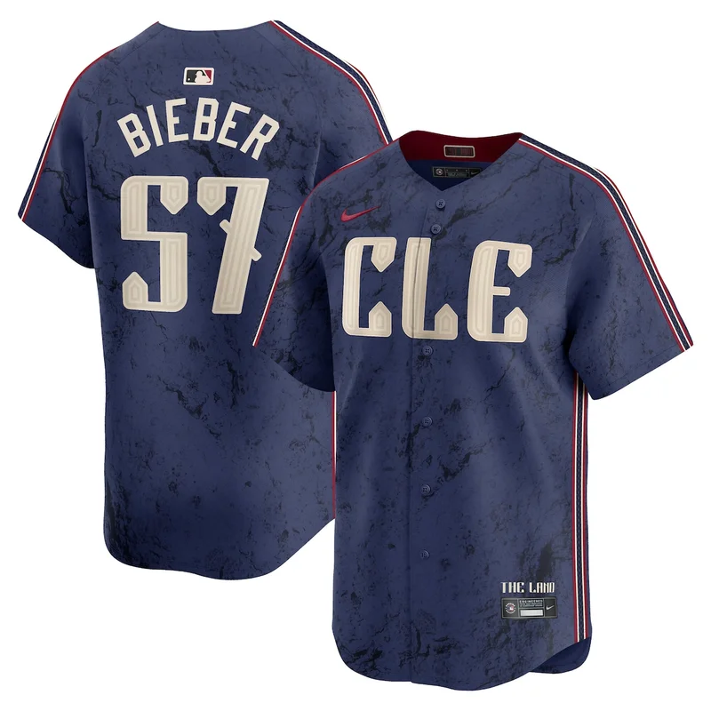 Cleveland Guardians Triston McKenzie White Home Limited Player Jersey - Image 3
