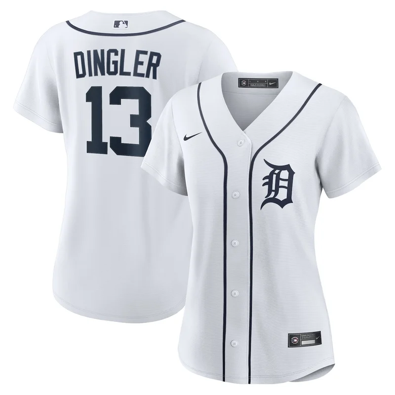 Detroit Tigers Dillon Dingler White Home Jersey